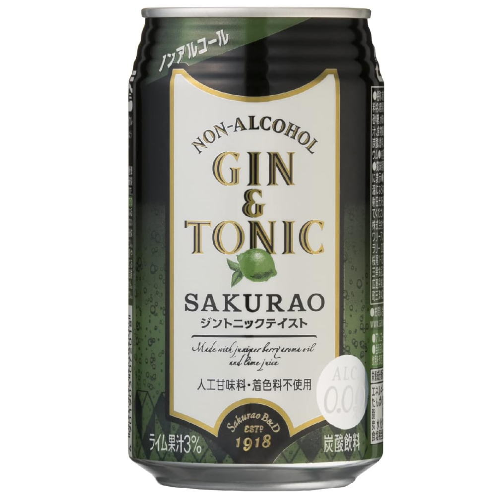 ノンアルコールジントニック SAKURAO